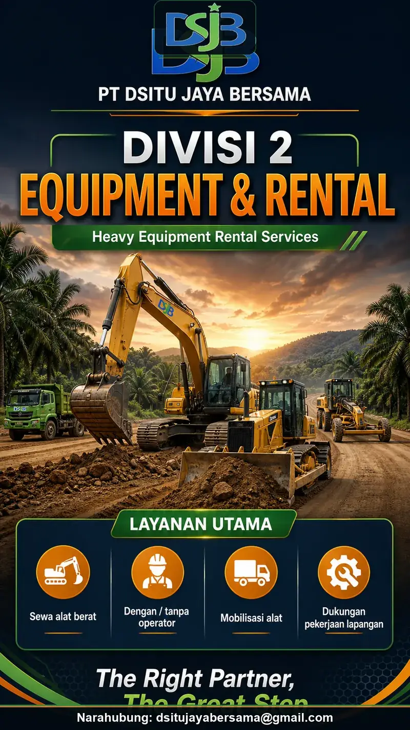 Equipment dan rental alat berat